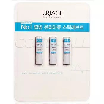 Франция Uriage Lip Balm Stick Levres 4g x 3 Costco