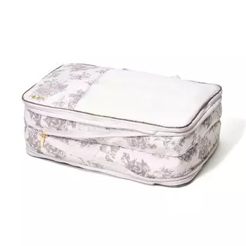 Francfranc Classic Flower Компрессионный органайзер L Светло-розовый