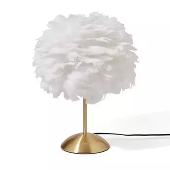 Francfranc feather lamp white