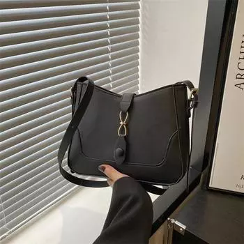 Французская дизайнерская сумка, модная сумка подмышкой, высококачественная иностранная легкая роскошная портативная сумка-ведро коричневый