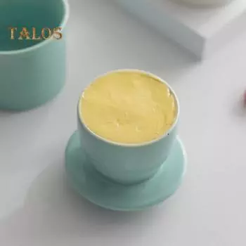 Французская керамическая банка для масла с герметичной крышкой, однотонный дизайн, прочная емкость для масла на кухне, многофункциональная банка для хранения орехов и джема белый