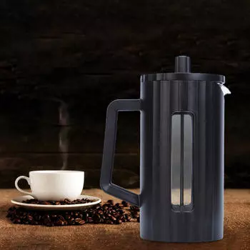 Французская кофеварка, чайник, инструмент для бариста, термостойкий поршень для эспрессо White 600ml