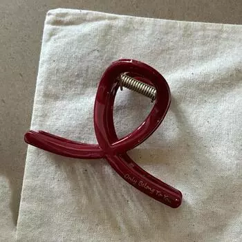 Французская красная коллекция! Большая ручка с буквами и золотой этикеткой, прическа на затылке, заколка в виде акулы, аксессуары для волос, головной убор, шпилька, коготь для волос D