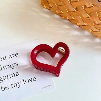 Французская красная коллекция! Большой Захват Золотые Буквы Наклейка Зажим для Волос Женский Элегантные Заколки Зажим Акула Краб Заколки Аксессуары для Волос