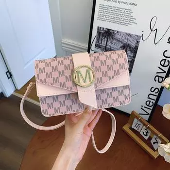 Французская легкая роскошная сумка подмышкой 2024 года, новая ретро-сумка в стиле кэжуал, простая модная повседневная сумка через плечо, маленькая квадратная сумка чёрный