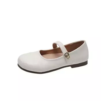 Французская мода повседневные туфли Мэри Джейн для женщин однотонные весенне-осенние дизайнерские туфли на плоской подошве женские высококачественные туфли женские 35