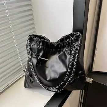 Французская нишевая плиссированная сумка женская весенняя новая тенденция универсальная простая модная сумка-мессенджер коричневый