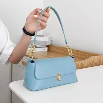 Французская нишевая сумка в иностранном стиле, женская сумка через плечо 2024 года, новая модная портативная универсальная сумка через плечо белый