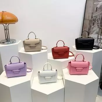 Французская Нишевая Текстура Маленькая Сумка для Женщин Весна и Лето Модный Крокодиловый Узор Маленькая Квадратная Сумка Простая Сумка На Плечо