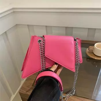 Французская нишевая женская сумка модная сумка через плечо текстура цепочка женская сумка-мессенджер новая ручная сумка женская чёрный