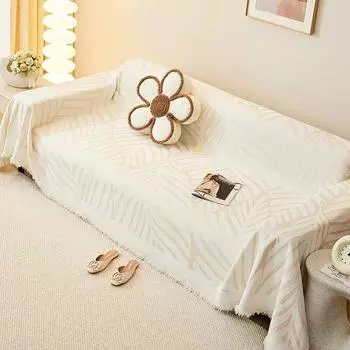 Французская новая диванная подушка из синели, универсальная противоскользящая пылезащитная подушка на четыре сезона, простой чехол для дивана 180x90cm