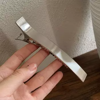 Французская новая женская заколка для волос для девочек, высококачественная ленточная металлическая шпилька для волос, боковая челка, простая в использовании, аксессуары, украшения для волос