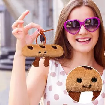 Французская палочка забавная еда плюшевый брелок, подходит для мультяшных плюшевых игрушек для детей и взрослых One Size