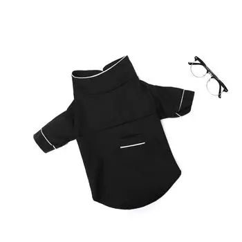 Французская пижама Домашняя одежда для щенка собаки Тедди VIP Bigbear Померанский шпиц Одежда для кошки Одежда Бигфут Весенне-летняя одежда XS bust 32cm back length 23cm