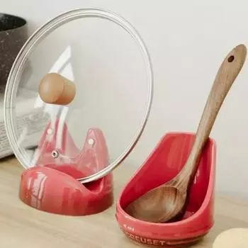Французская радуга Керамическая кухонная кастрюля Крышка Стойка для хранения Подставка для лапши Суп Ложка Небольшие инструменты Крышка кастрюли Инструмент Бога
