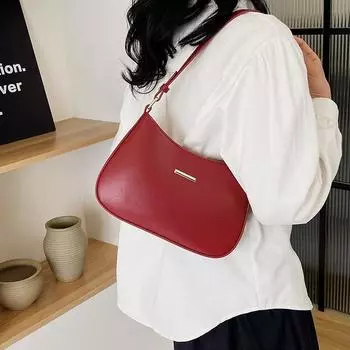 Французская ретро-сумка через плечо для женщин, новая простая универсальная сумка через плечо, темперамент, сумки для поездок на работу, тренд