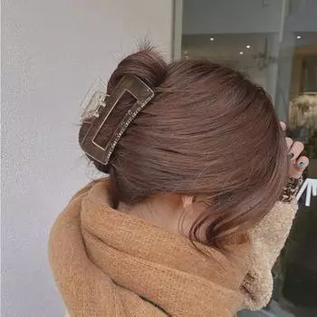 Французская шпилька для волос в стиле Оуян Нана: Большая корейская заколка-акула для женщин