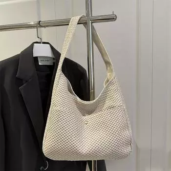 Французская соломенная сумка женская литературная лесная рабочая сумка 2025 новая летняя маленькая свежая плетеная сумка