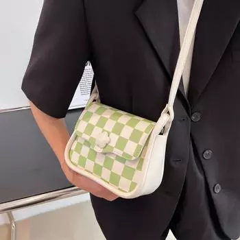 Французская сумка-букет, женская, 2024, новая модная корейская версия, универсальная, с текстурой Ins, одно плечо, сумка через подмышку, иностранная, через плечо 19.5*8.5*14
