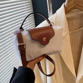 Французская сумка Niche 2025 Сумка через плечо Легкая повседневная мягкая текстура Мобильный телефон Сменная сумка-мессенджер оранжевый