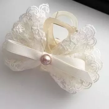 Французская супер фея кружево бант заколка для волос женская заколка для хвостика головной убор аксессуары для волос