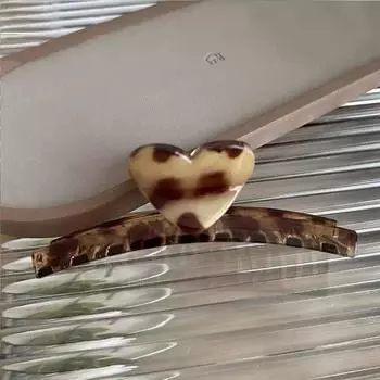 Французская заколка для волос Новая леопардовая заколка-краб Высокая мода Зажим-акула Аксессуары для женщин Аксессуары Y2k Заколка для объема волос Заколки для волос