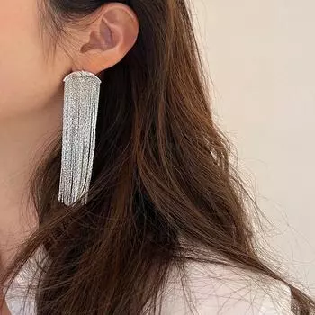 Французские элегантные серьги-кисточки с птицами, вечерние серьги High Sense, модные универсальные серьги в холодном стиле, украшения One Size белый