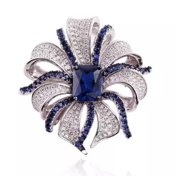 Французские банты, медная брошь в виде цветка, элитный подарок, универсальный подарок для темперамента