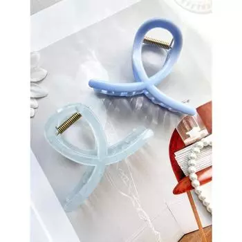 Французские большие заколки-крабы для волос, средние заколки-бабочки, заколки-акулы для женщин 3,1 , сильная фиксация, нескользящие зажимы, аксессуары для волос, головной убор