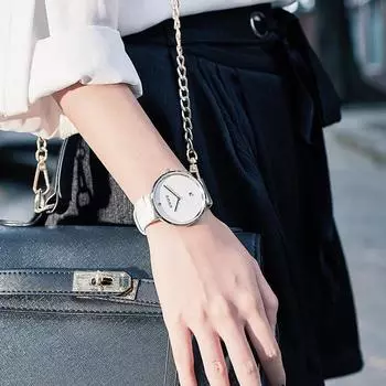 Французские часы Niche женские водонепроницаемые кварцевые часы женские часы для парных студентов женские часы с сетчатой цепочкой