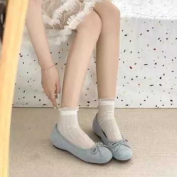 Французские повседневные туфли Мэри Джейн на мягкой подошве, балетки на плоской подошве, женские, новинка 2025 года, весна-лето, ретро, легкие вечерние туфли 35 красный