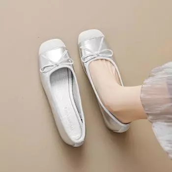 Французские туфли с квадратной головкой, женские туфли на одну ногу, с завязками-бабочками, с толстой подошвой, с высоким неглубоким горлом, туфли для бабушек 34