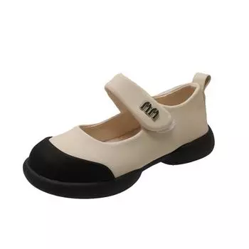 Французские уродливо-милые лоферы Мэри Джейн женские 2025 новая осень маленький аромат с юбкой удобная обувь-облачко 35