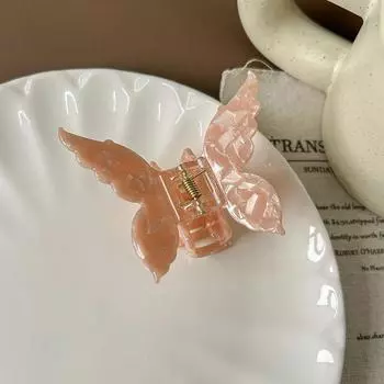 Французские заколки для волос в виде бабочки, ретро-заколки для волос в виде краба, милые красочные заколки в виде акулы, женские головные уборы для девочек, аксессуары для волос, ювелирные изделия снег