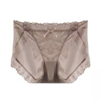 Французские женские кружевные трусики, сексуальное нижнее белье с заниженной талией, сетка для увеличения бедер, прозрачное, открытое, удобное, дышащее нижнее белье для девочек One Size