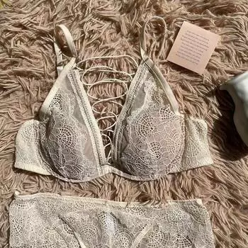 Французский эстетический балетный стиль, кружевной комплект, женское сексуальное нижнее белье, Spice Girl, модный дизайн, нижнее белье, костюм, новый S чёрный