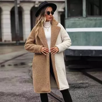 Французский бутик высокого класса, женское пальто с воротником, темперамент, осенне-зимнее пальто S