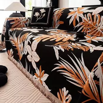 Французский чехол для дивана на все времена года, легкий роскошный и высококачественный диванный плед, цельная диванная подушка, шенилловое диванное полотенце 180*130cm