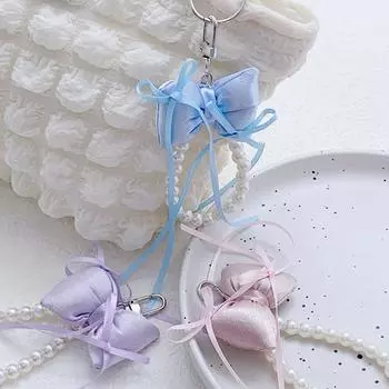 Французский милый сладкий бант лента жемчуг телефон кулон цепочка подвеска ремешок телефон аксессуары сумка украшения зелёный