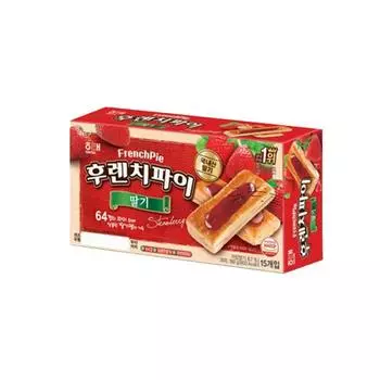 Французский пирог Haitai с клубникой 192г 15 пирожков (3 варианта) 1BOX