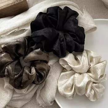 Французский ретро высококачественный широкий ободок для волос с шарообразной головкой, конский хвост, обруч для волос, большое кольцо для волос бежевый