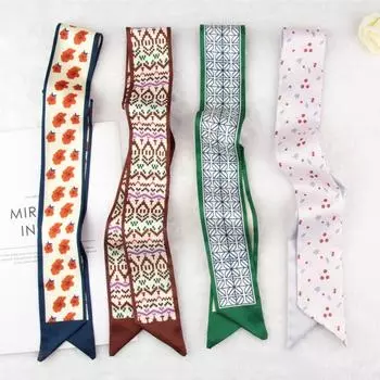 Французский шарф-повязка на голову, женская резинка для волос в стиле «конский хвост», бант для выхода в стиле Мори, зимние аксессуары для волос с лентой, повязка на голову