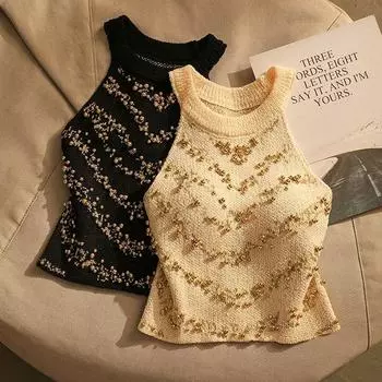 Французский стиль Элегантный подтяжк Женщины Открытые плечи Сексуальная красота Тонкий Камзол Женский Корейский мода Бисеро Бандо Топы Лето One Size чёрный