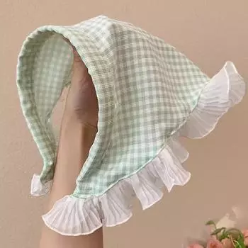 Французский стиль, кружевной плед, треугольный тюрбан, ободок для волос для женщин и девочек, милое украшение для волос, повязка на голову, модные аксессуары для волос