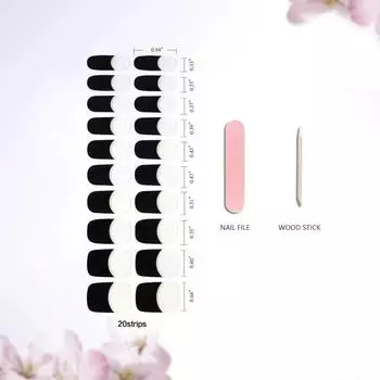 Французский светотерапия гель маникюр наклейки водостойкий гель маникюр наклейки для ногтей 6.5*18