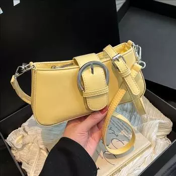 Французский темперамент Advanced Sense сумка через подмышку женская для отдыха и поездок на работу простая и универсальная сумка через плечо розовый