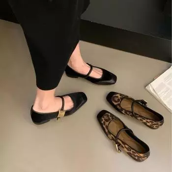 Французский темперамент квадратная голова низкий каблук туфли Мэри Джейн женские весенние металлические ретро вечерние ветреные одинарные туфли 35
