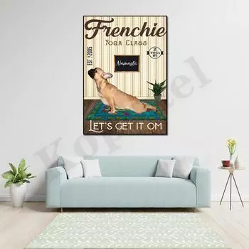 Французский урок йоги. Давайте посмотрим. Самые знаковые цитаты. Художественный постер для домашнего декора стен 21cm30cm NoFrame