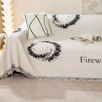 Французский высококачественный чехол для дивана из шенилла, полотенце для дивана, устойчивое к царапинам, чехол для дивана, универсальное одеяло для дивана Four Seasons 180*130cm