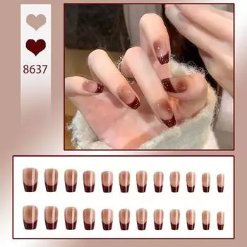 Французский жемчуг накладные ногти: Румяна в европейском и американском стиле, балетные типсы для нейл-арта